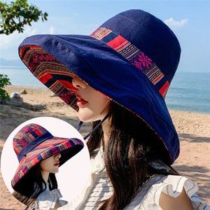 Sun Hat Retro double- sided